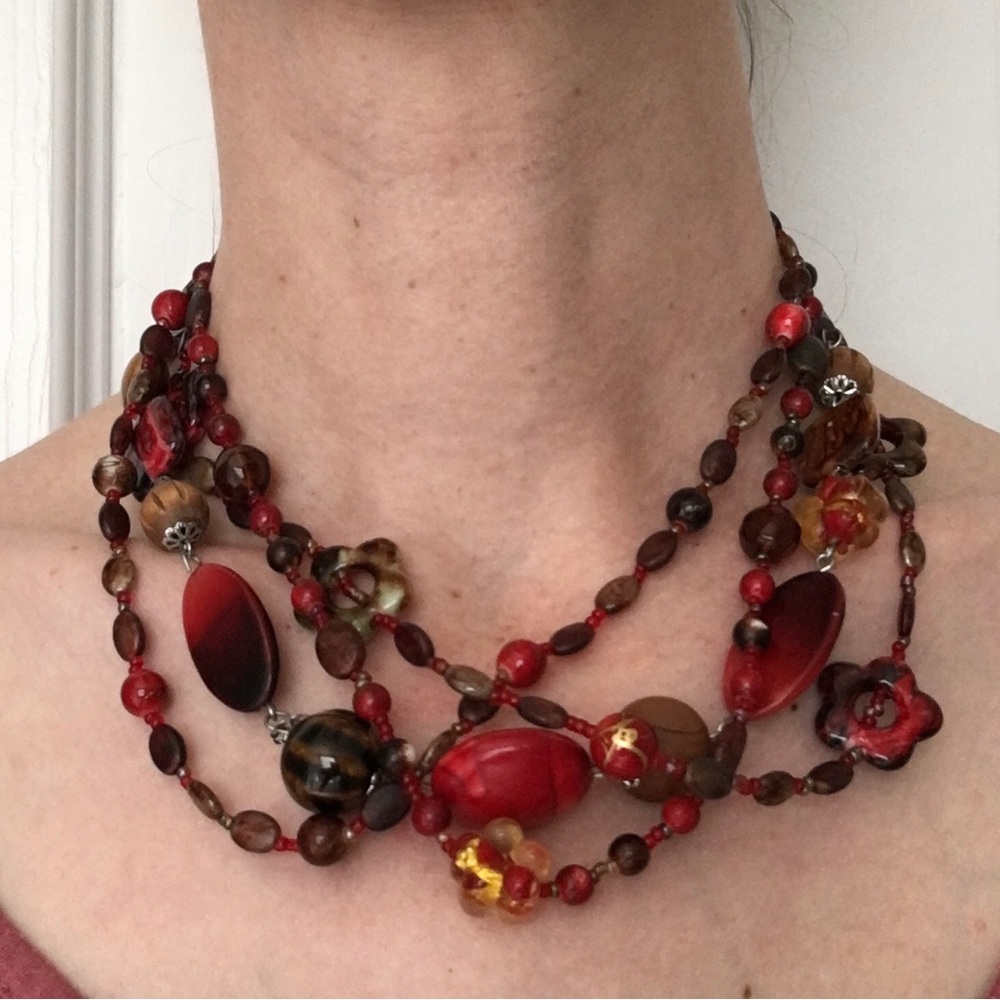 Adjustable 4-Strand Necklace - Picture 10 of 12
